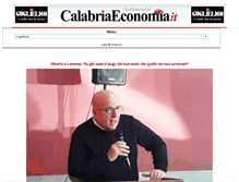 Tablet Screenshot of calabriaeconomia.it